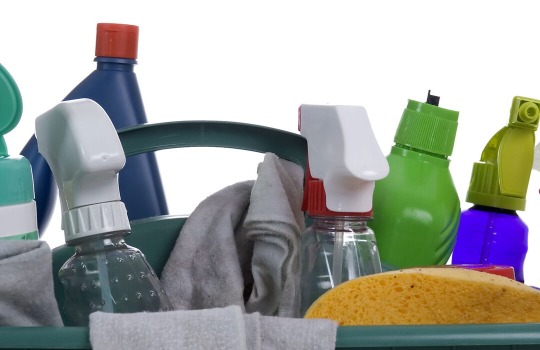 cleaning bottles in carrier