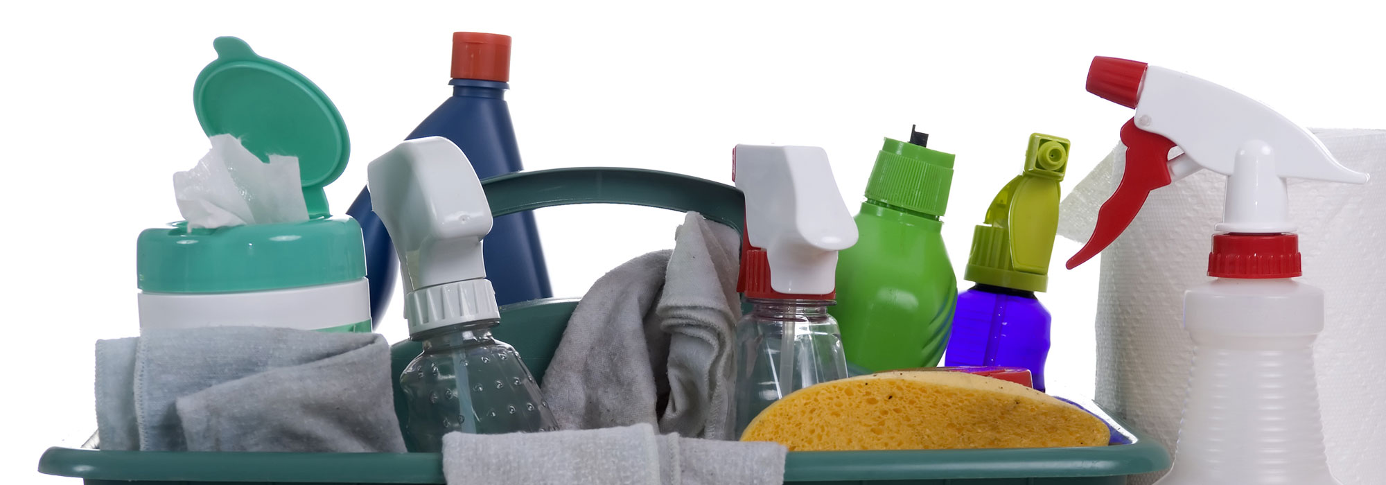 cleaning bottles in carrier