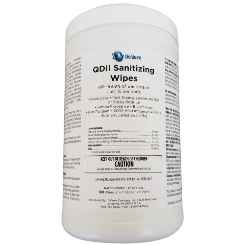 DeVere QDII Sanitizing Wipes